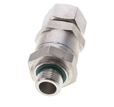 Válvula de retención hidráulica Anillo de compresión 18L (M26x1,5) y G1/2'' Macho Acero inoxidable 1-160bar (15-2320)psi Rosca-Tubo ISO 8434-1