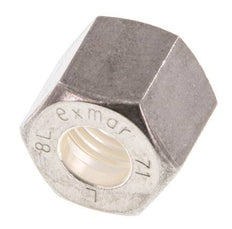 M12x1,5 x 6L Tuerca de unión de acero inoxidable para anillo de compresión