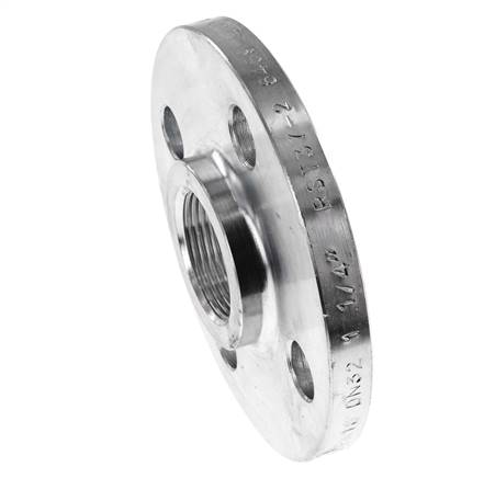 Brida Roscada DN50-PN16 Rp 2'' Acero Galvanizado DIN 2566 Y EN 1092-1 (Tipo 13)