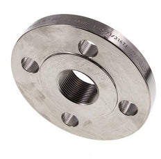 Brida Roscada DN32-PN16 (EN) Rp 1-1/4'' Acero Inoxidable 1.4571 EN 1092-1 (tipo 13)