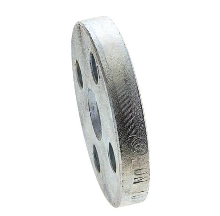 Brida Suelta DN10-PN10 Acero Galvanizado Material Sólido DIN 2642