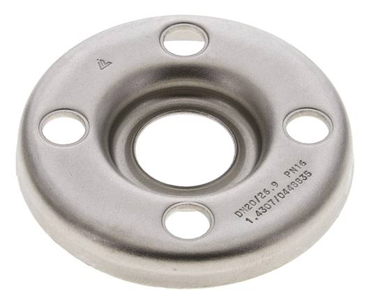 Brida Suelta DN20-PN10 Acero Inoxidable 1.4301 Prensado Similar A DIN 2642