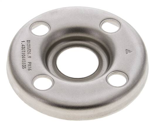 Brida Suelta DN20-PN10 Acero Inoxidable 1.4301 Prensado Similar A DIN 2642