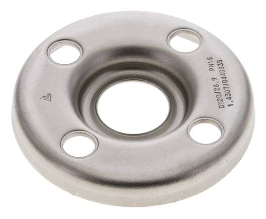 Brida Suelta DN20-PN10 Acero Inoxidable 1.4301 Prensado Similar A DIN 2642