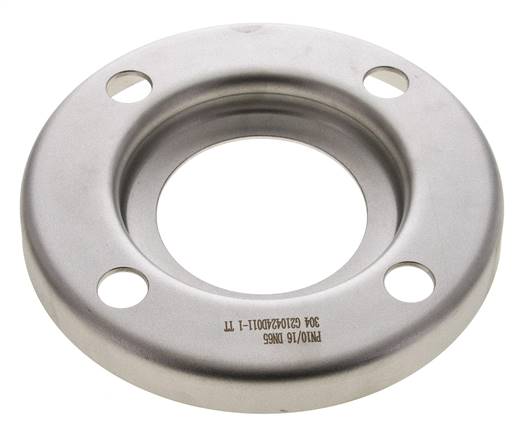 Brida Suelta DN65-PN10 Acero Inoxidable 1.4301 Prensado Similar A DIN 2642