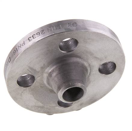 Brida De Soldadura DN15-PN16 21.3mm Acero Negro DIN 2633