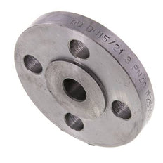 Brida De Soldadura DN15-PN40 21.3mm Acero Negro DIN 2635 Y EN 1092-1 (Tipo 11)