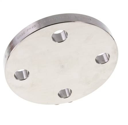 Brida Ciega DN125-PN16 Acero Inoxidable 1.4571 DIN 2527 Y EN 1092-1 (Tipo 05)