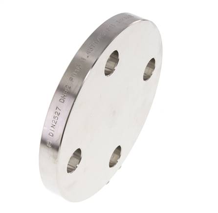 Brida Ciega DN125-PN16 Acero Inoxidable 1.4571 DIN 2527 Y EN 1092-1 (Tipo 05)