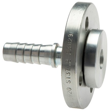 50x68 mm Pilar para manguera de acero inoxidable 1.4401 con brida giratoria PN 10/16/25/40 DIN EN 14423 / DIN 2826