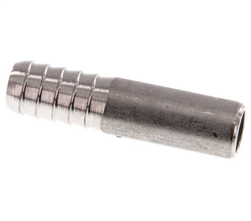 16 mm (5/8'') y 17,2 mm (3/8'') Acero inoxidable 1.4571 Extremo para soldar de boquilla de manguera 70 mm