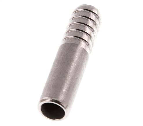 16 mm (5/8'') y 17,2 mm (3/8'') Acero inoxidable 1.4571 Extremo para soldar de boquilla de manguera 70 mm