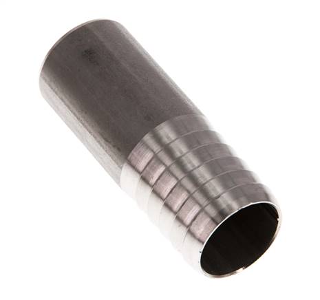 25 mm (1'') y 26,9 mm (3/4'') Acero inoxidable 1.4571 Extremo para soldar de la boquilla de la manguera 70mm