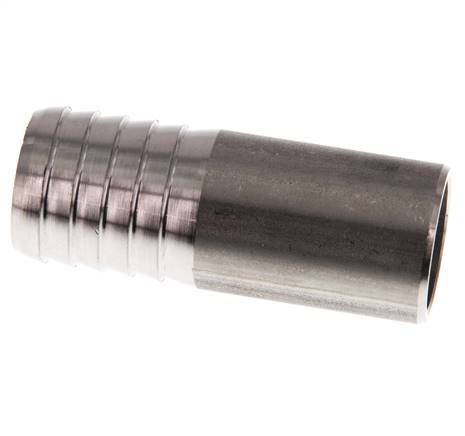 25 mm (1'') y 26,9 mm (3/4'') Acero inoxidable 1.4571 Extremo para soldar de la boquilla de la manguera 70mm