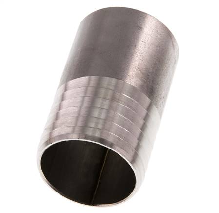 40 mm y 42,4 mm (1-1/4'') Acero inoxidable 1.4571 Extremo para soldar de la boquilla de la manguera 70mm