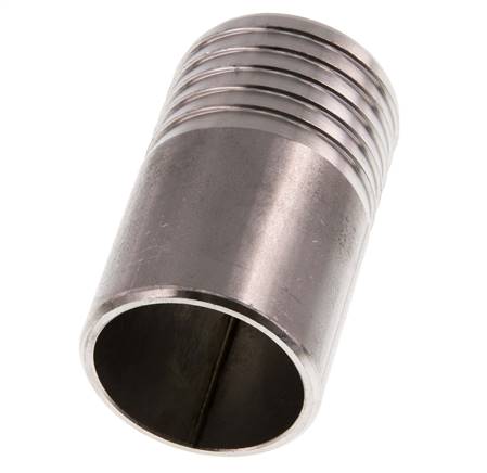 40 mm y 42,4 mm (1-1/4'') Acero inoxidable 1.4571 Extremo para soldar de la boquilla de la manguera 70mm