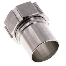 50 mm (2'') y G2'' Acero inoxidable 1.4401 Tuerca de racor para manguera Junta plana PTFE Collares de seguridad EN 14420-5 (DIN 2817)