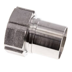 50 mm (2'') y G2'' Acero inoxidable 1.4401 Tuerca de racor para manguera Junta plana PTFE Collares de seguridad EN 14420-5 (DIN 2817)