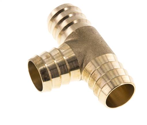 Conector de manguera en T de latón de 25 mm (1'')
