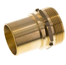 G 2'' Macho x 50mm Llave de manguera de latón con collarín de seguridad DIN 2817