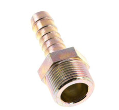 G 3/4'' Macho x 13mm Acero zincado Lengüeta de manguera 25 Bar