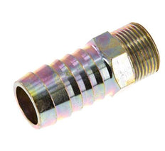 G 3/4'' Macho x 25mm Acero zincado Lengüeta de manguera 25 Bar