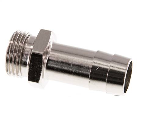 G 3/8'' Macho x 13mm Latón Niquelado Llave de manguera 16 Bar [2 Piezas]