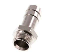 G 3/8'' Macho x 13mm Latón Niquelado Llave de manguera 16 Bar [2 Piezas]
