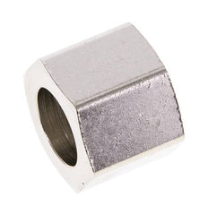 9mm (G1/4'') Tuerca de Unión de Latón Niquelado L15.5mm [5 Piezas]