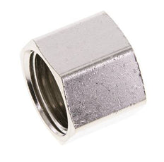 9mm (G1/4'') Tuerca de Unión de Latón Niquelado L15.5mm [5 Piezas]