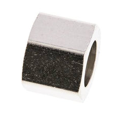 9mm (G1/4'') Tuerca de Unión de Latón Niquelado L15.5mm [5 Piezas]