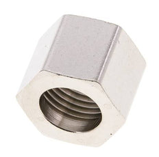9mm (G1/4'') Tuerca de Unión de Latón Niquelado L15.5mm [5 Piezas]