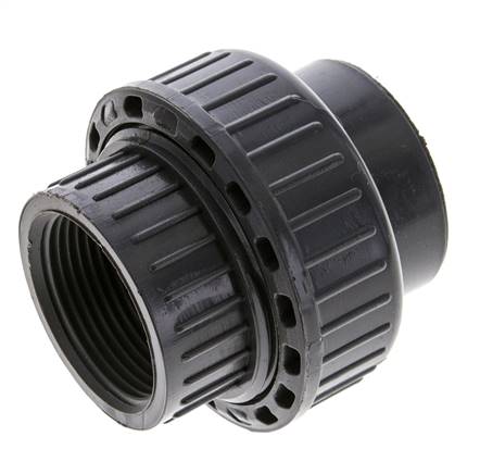 Conexión Hembra de Unión de PVC Rp (rosca interna cilíndrica) 1 1/4'' FKM