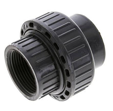 Conexión Hembra de Unión de PVC Rp (rosca interna cilíndrica) 1 1/4'' FKM