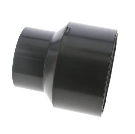 Adaptador reductor de PVC de 110 a 75 mm