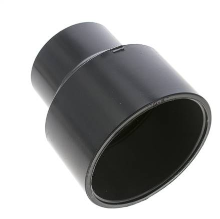 Adaptador reductor de PVC de 110 a 75 mm