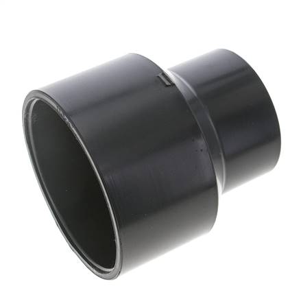 Adaptador reductor de PVC de 110 a 75 mm