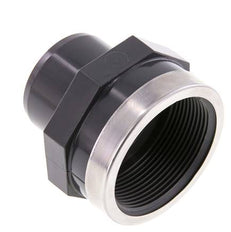 Conexión de PVC Macho 50mm x Hembra Rp (rosca interna cilíndrica) 2''