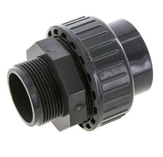Conexión de Unión Hembra de PVC de 50mm x Macho R 1-1/2'' FKM
