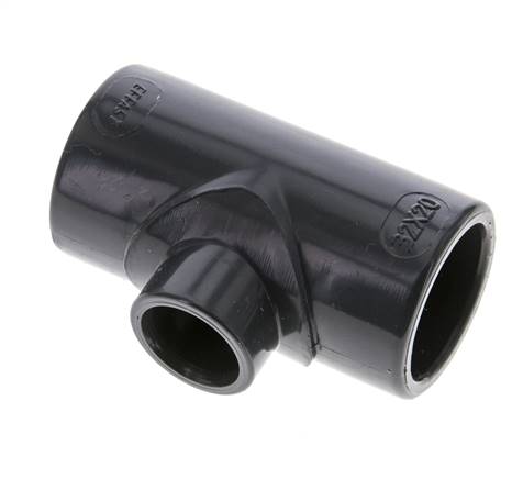 Racor en T reductor de PVC de 32 a 20 mm [2 piezas]