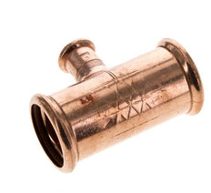 Tee Press Fitting - 15mm Hembra y 35mm - Aleación de cobre