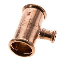 Tee Press Fitting - 15mm Hembra y 35mm - Aleación de cobre