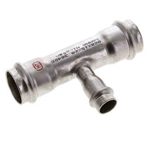 Tee Press Fitting - 15mm Hembra y 28mm - Acero inoxidable