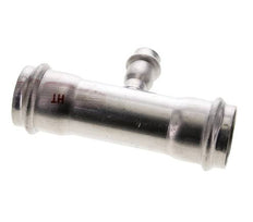 Tee Press Fitting - 15mm Hembra & 35mm - Acero Inoxidable
