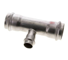 Tee Press Fitting - 18mm Hembra & 35mm - Acero Inoxidable