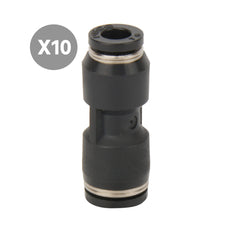 Racor de unión recto de 6x4 mm [10 piezas]