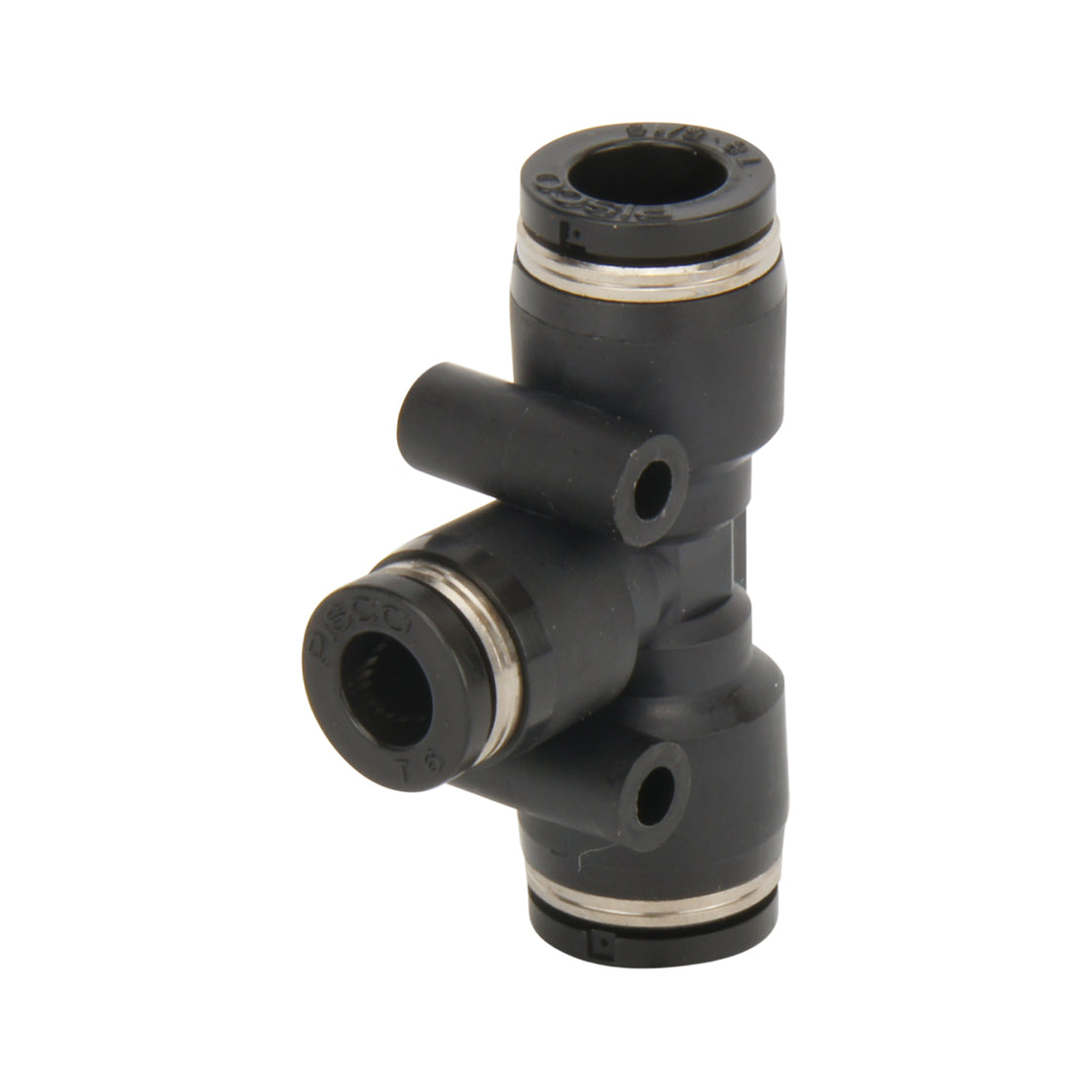 Racor en T de 8x6mm [10 piezas]