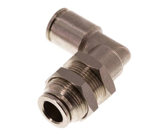 Codo de 90 grados de 8 mm Racor de latón NBR
