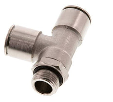 Racor en T en ángulo recto de 14mm x G3/8'' con rosca macho Latón NBR Giratorio