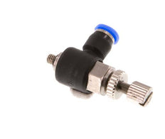 Codo de salida del silenciador de control de flujo 3 mm - M3 Latón/PBT